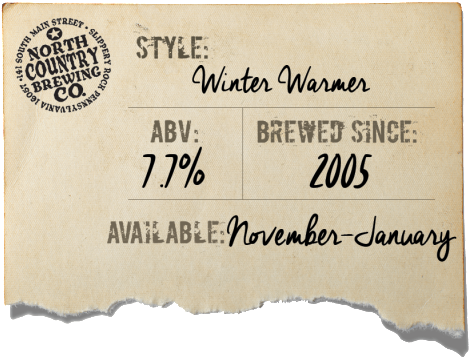 Winer Warmer, - North Country Brewing (495x400), Png Download