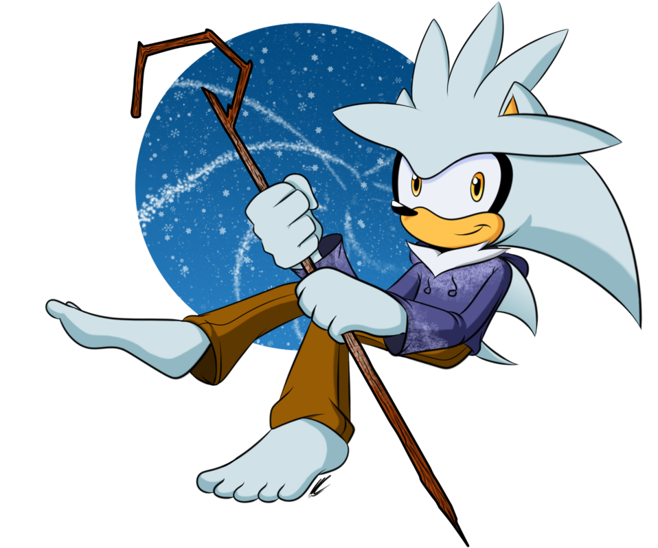 Silver As Jack Frost By - Digital Art (1024x892), Png Download