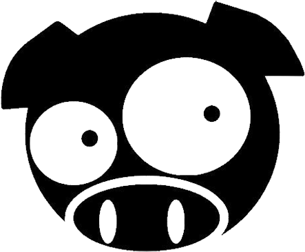 Jdm Rally Pig Laptop Car Truck Vinyl Decal Window Sticker - Rally Pig (500x500), Png Download
