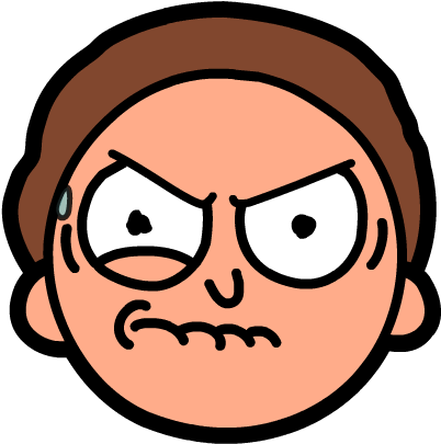 Rick And Morty (408x408), Png Download
