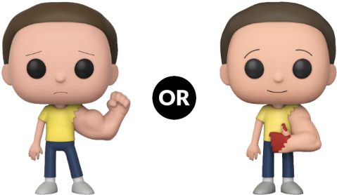 Vinyl Rick & Morty - Funko Pop Rick And Morty (541x541), Png Download