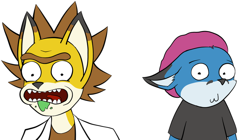 Rick And Morty Furry (960x480), Png Download
