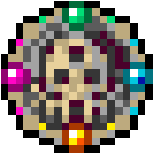 Celestial Sigil - Pixel Art Emoji Poop (375x435), Png Download
