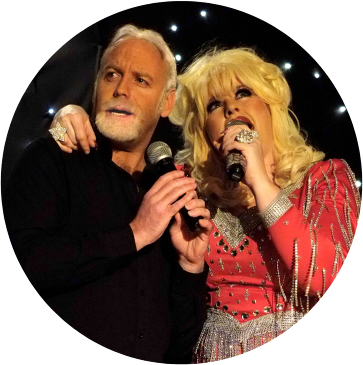 Dolly Parton And Kenny Rogers Tribute Show - Country Superstars (363x365), Png Download