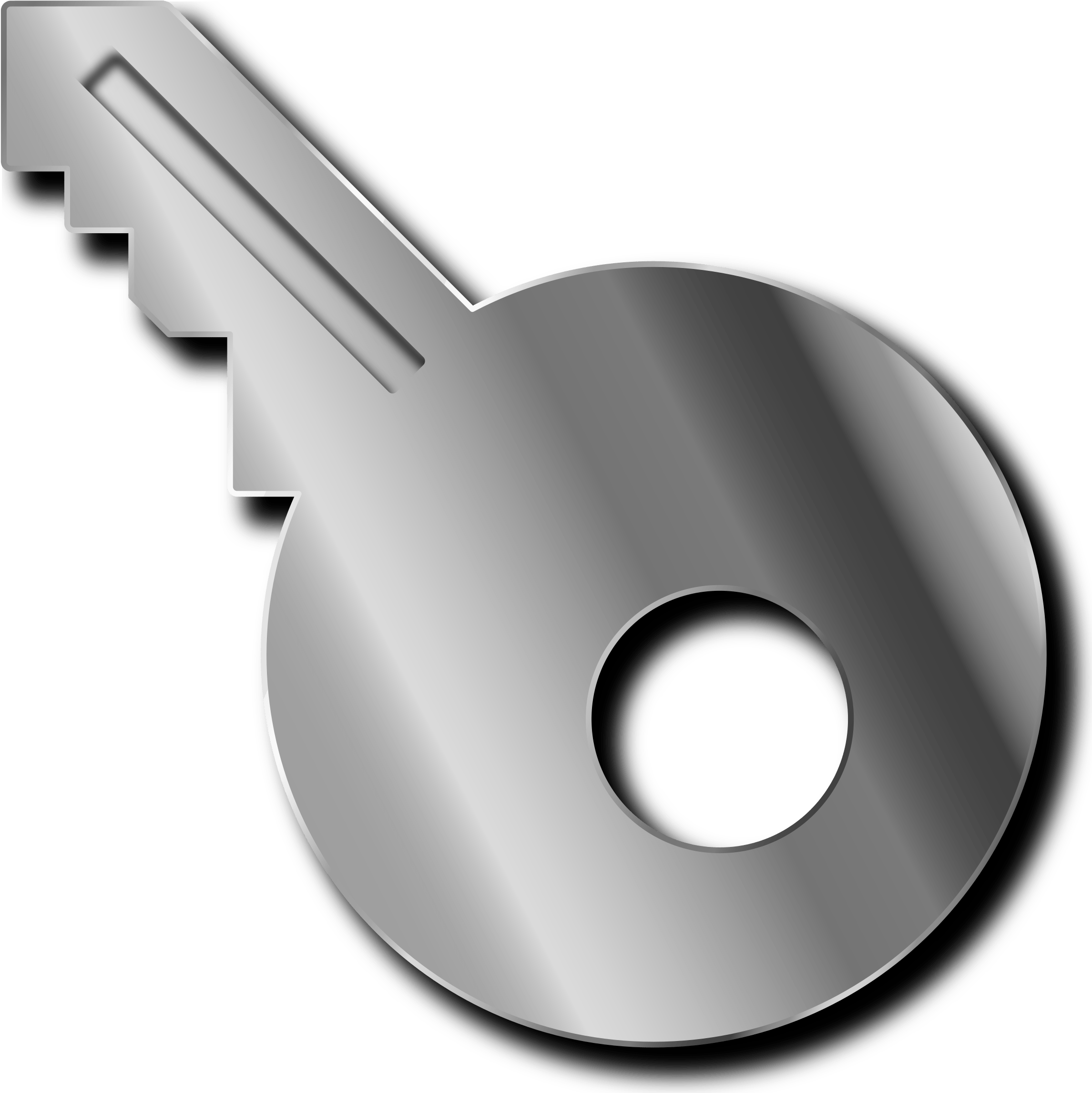 Metal Key Vector Clipart - Metal Clip Art (2400x2382), Png Download