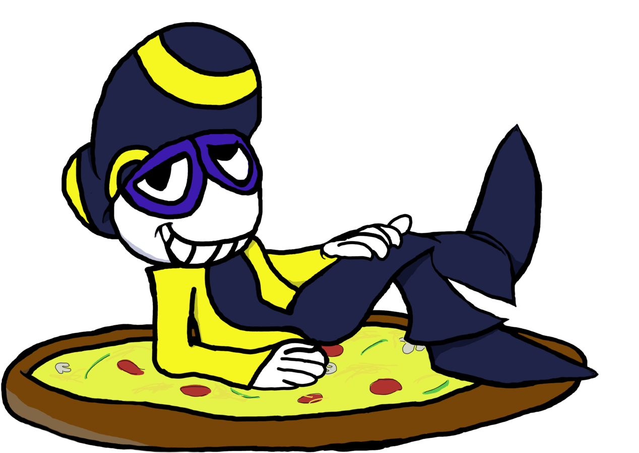 Got Requested On Ifunny To Draw @pan-pizza Sitting - Pan Pizza (1280x938), Png Download