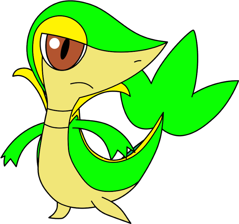 Pokemon Shy Snivy (800x799), Png Download