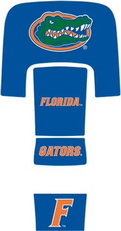 University Of Florida Decal Set For Your Keurig - Florida Gators (421x496), Png Download