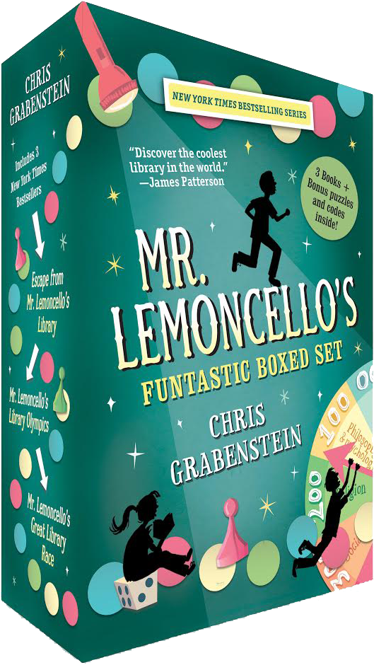 Author Chris Grabenstein's Official Website - Escape From Mr. Lemoncello's Library (654x1000), Png Download