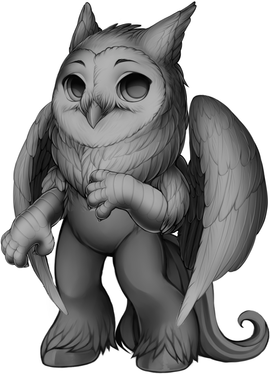 Http - //i - Imgur - Com/bbfaazc I Made These Hippogryffs, - Furvilla Gryphon Base (1020x1280), Png Download
