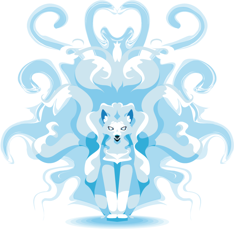 Alolan Ninetales - Ninetales (765x752), Png Download