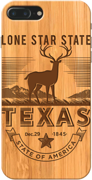 State Of Texas Wooden Phone Case - Zippo Lighter: Texas, The Lone Star State - Navy Matte (600x600), Png Download