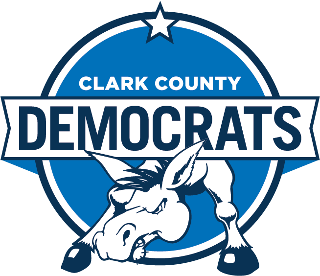 Clark County Democratic Party - Democratic Club Logo (786x699), Png Download