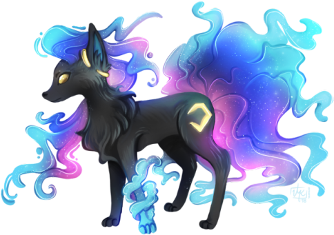 Alolan Ninetales Cosmog Fusion For Odinsflower - Cosmog Fusion (500x356), Png Download