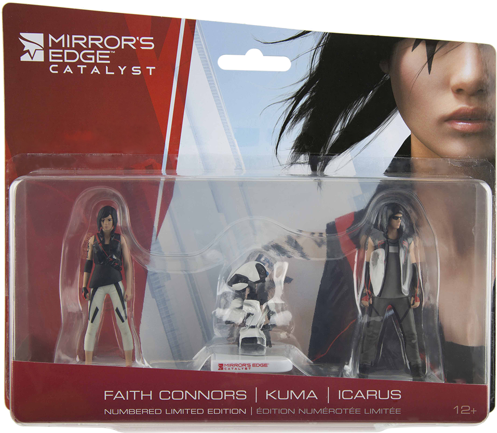 Mirror's Edge Catalyst Mini Figure Three Pack - Mirror's Edge Catalyst Figure (1000x1000), Png Download