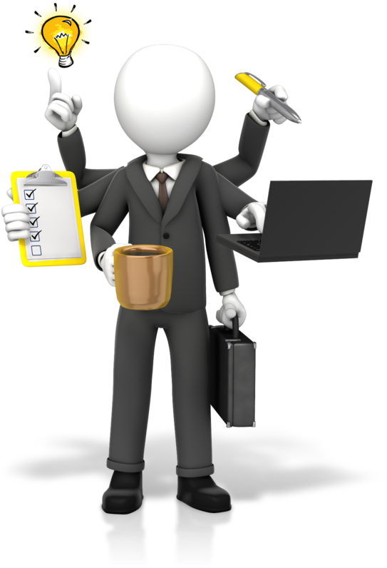 Business Skills 2 - Cartoon (600x800), Png Download