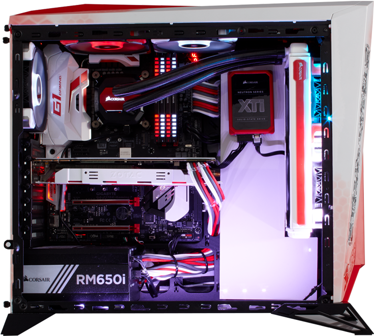 Vengeance Led - Corsair Spec Alpha Liquid Cooling (796x798), Png Download