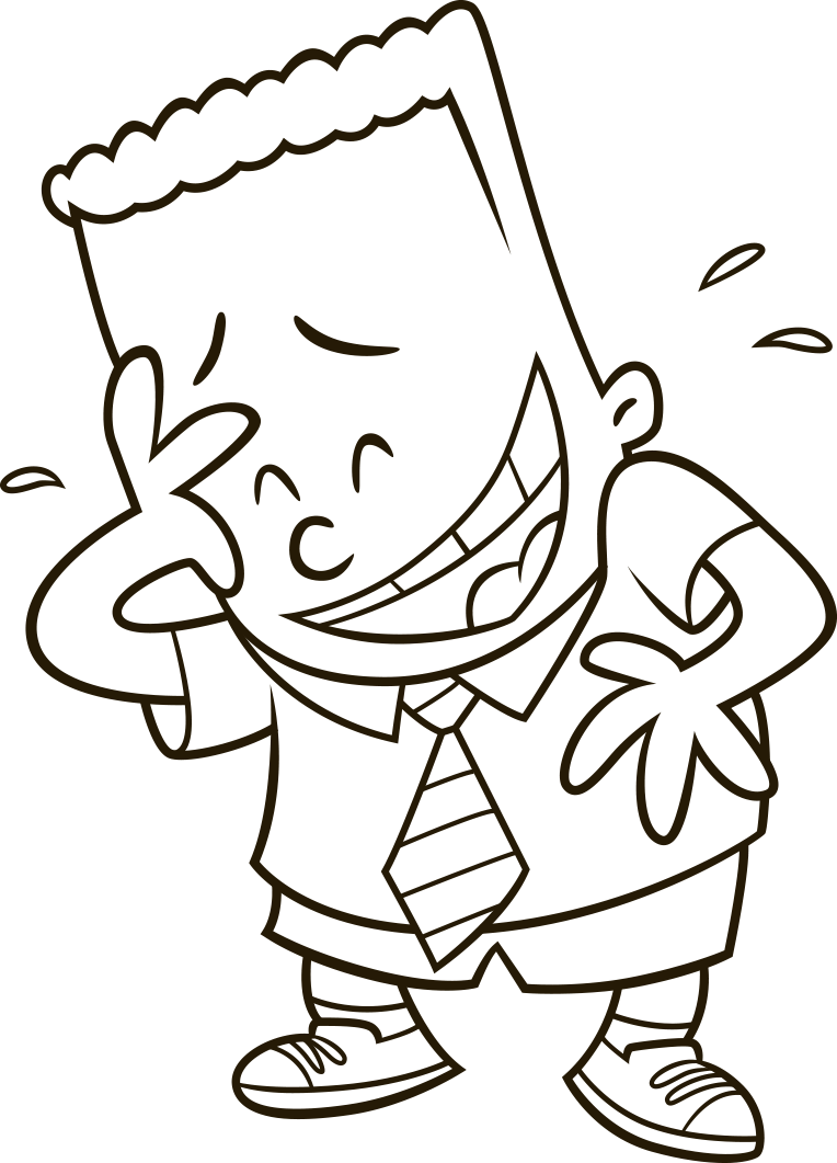 Flying Captain Underpants - Cartoon Captain Underpants Harold (764x1061), Png Download