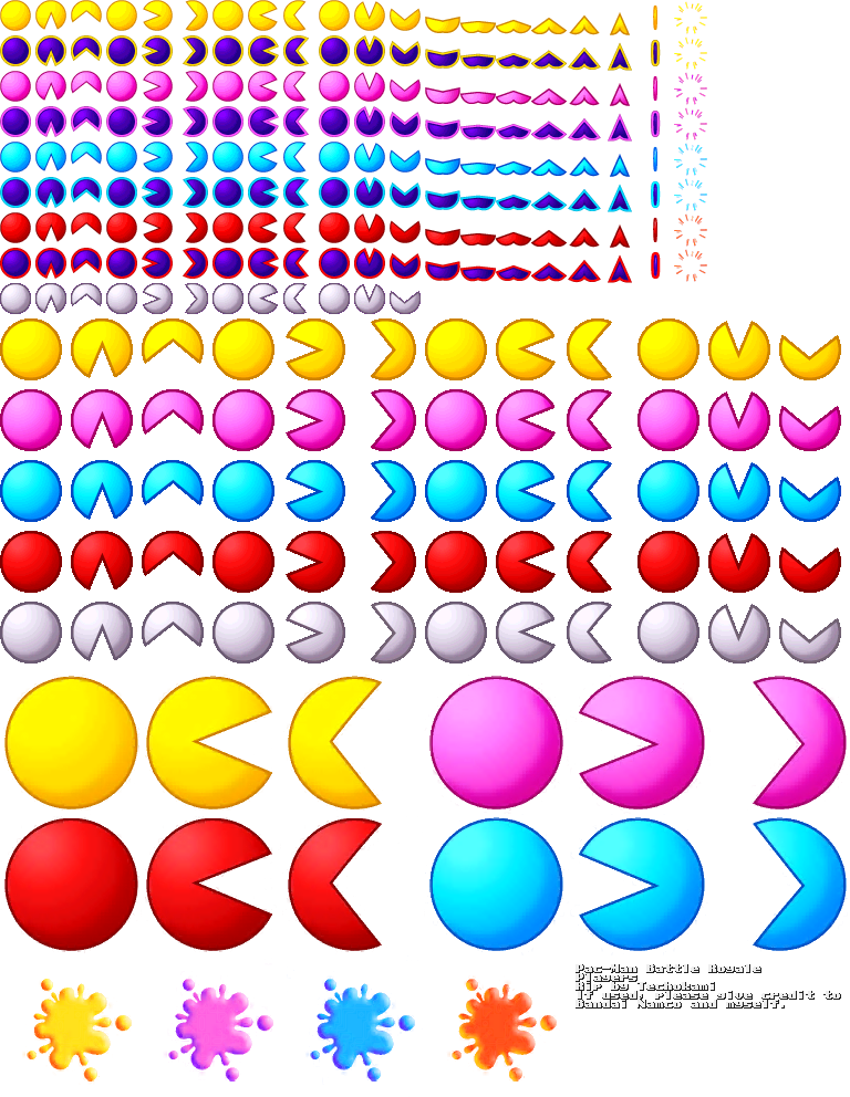 Players - Pac-man Battle Royale (768x992), Png Download