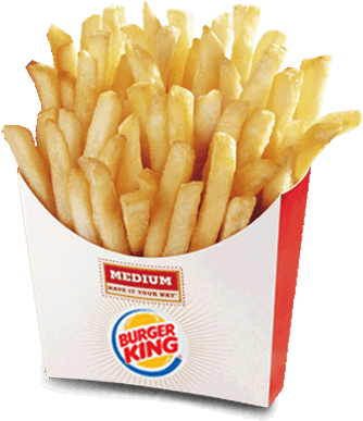 Papas Fritas - Burger King Fries Large (460x413), Png Download