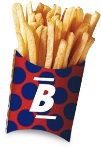 Papas Fritas - Bembos (389x383), Png Download