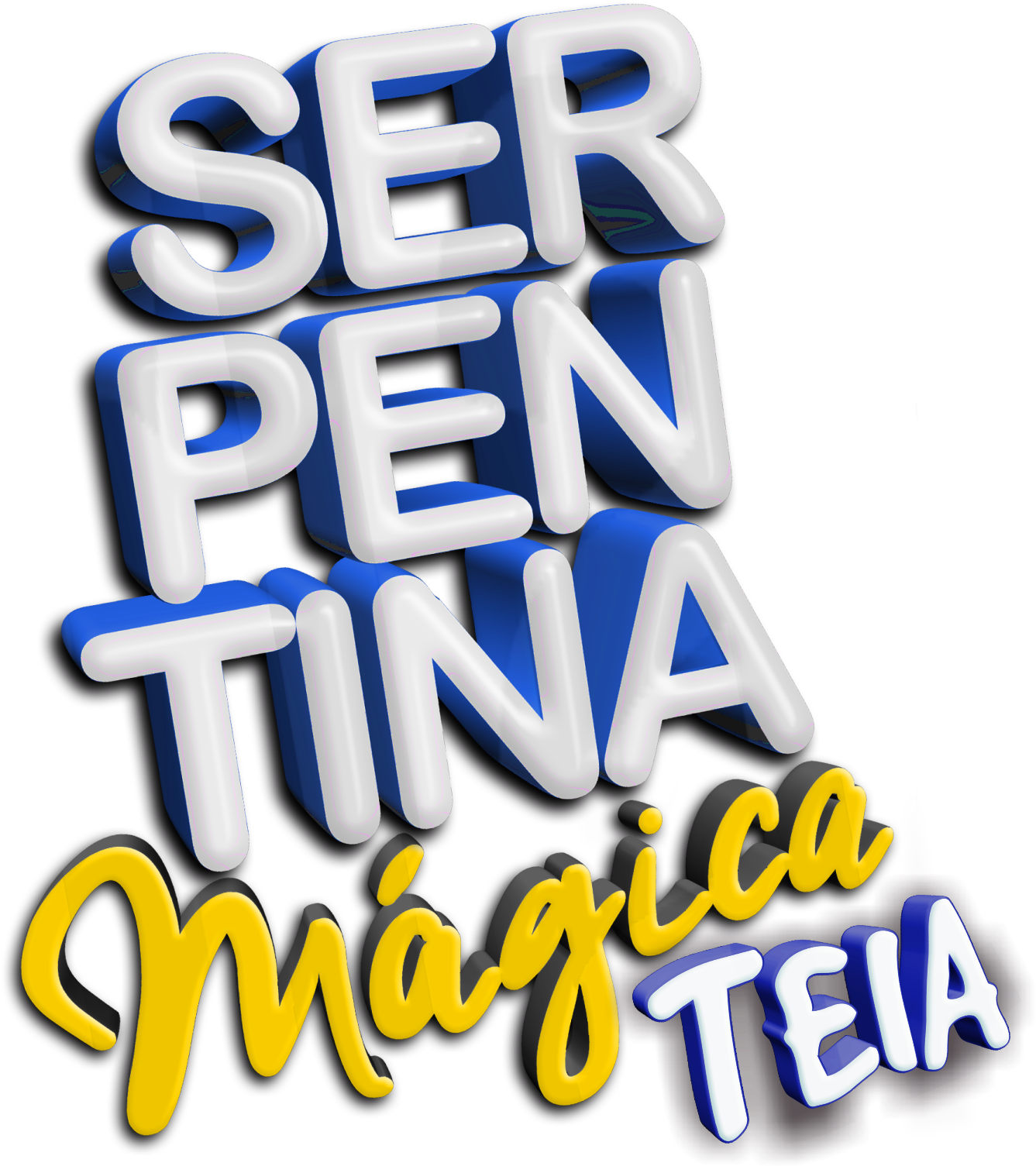 A Serpentina Mágica Veio Completar Sua Diversão, Lançando - Calligraphy (1367x1540), Png Download