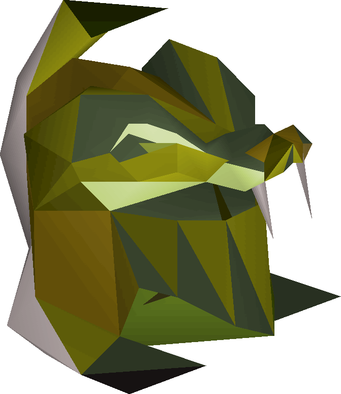 Serpentine Helm - Serpentine Helm Osrs (671x774), Png Download