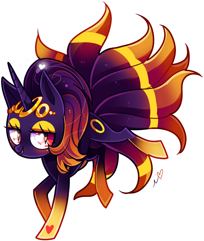 Ipun, Female, Hybrid, Kitsune, Kitsune Pony, Mare, - Cartoon (900x1073), Png Download