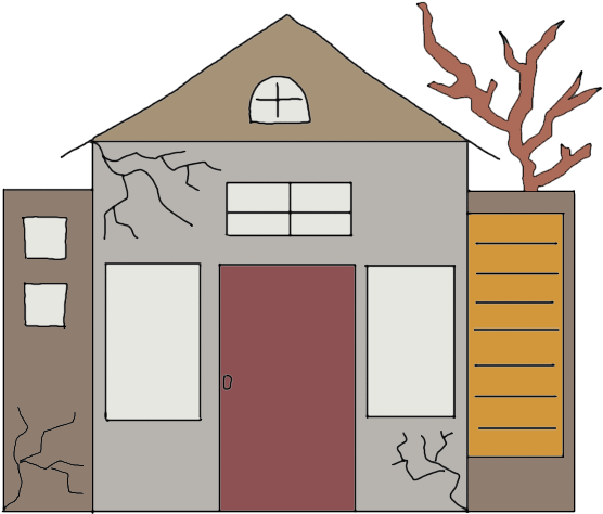 Dreams About An Abandoned Home Or Building - House (600x600), Png Download