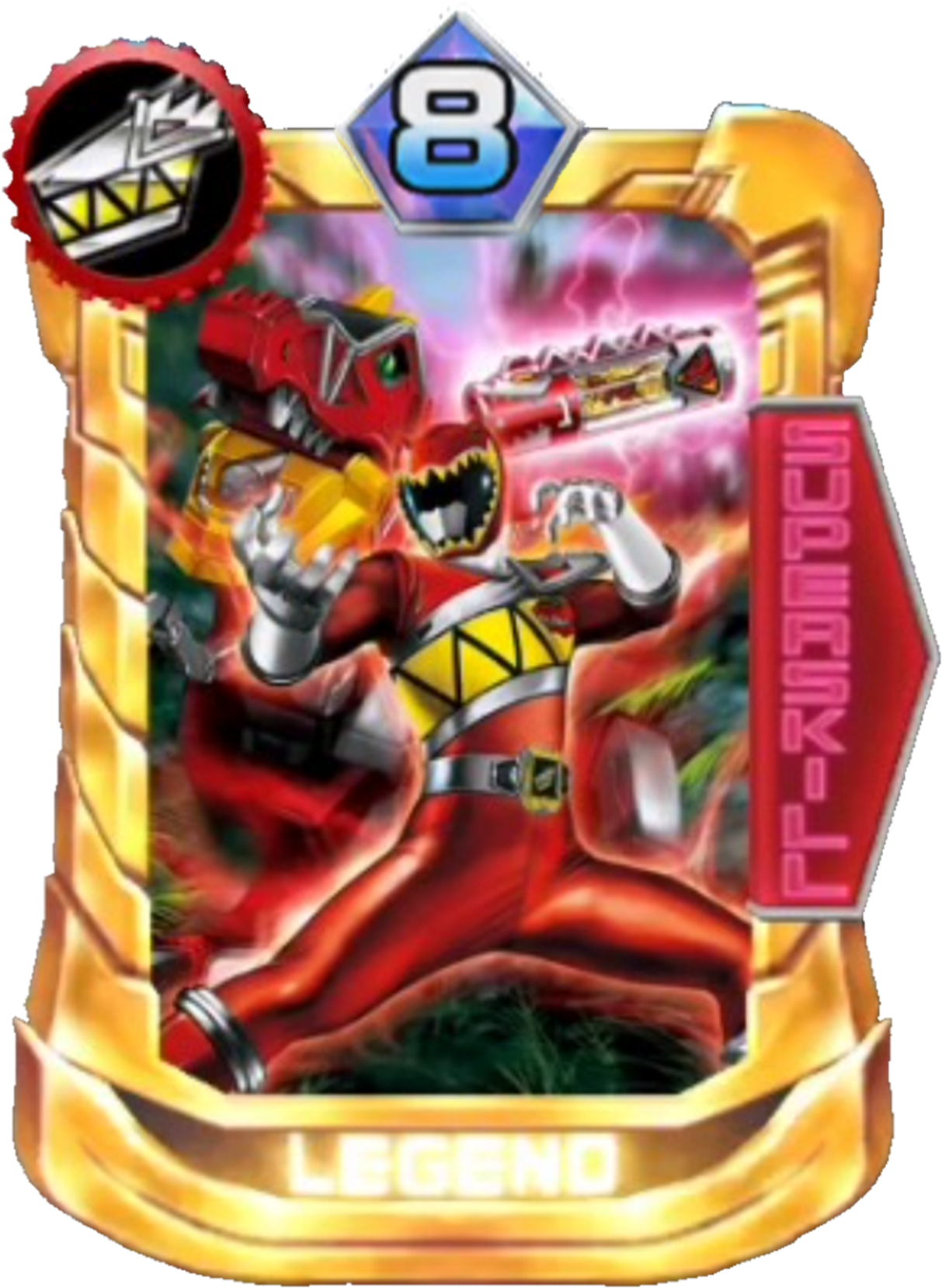 Kyoryured Card In Super Sentai Legend Wars - Kamen Rider Build 38 (1230x1677), Png Download