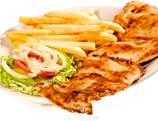 Pechuga Frita - Roast Chicken (510x399), Png Download