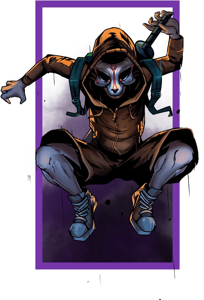 Kitsune - Illustration (848x1200), Png Download