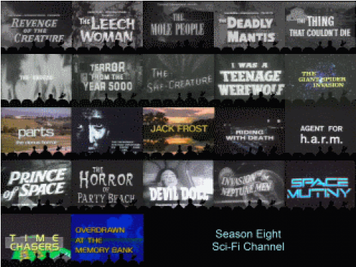 Mst3k Seasons (500x500), Png Download