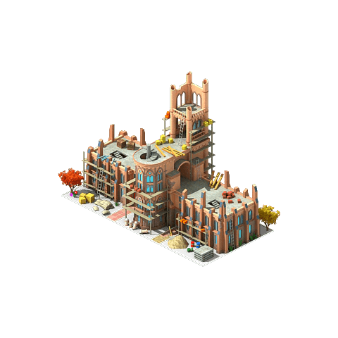 Abandoned Art Gallery Construction - Art (480x480), Png Download