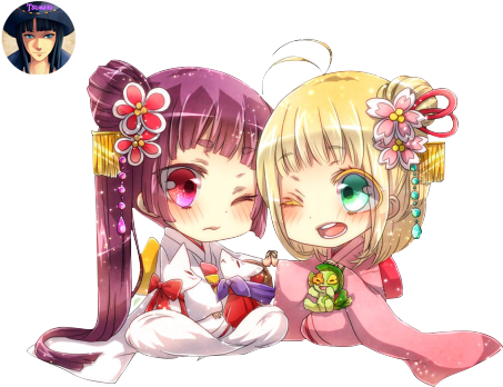 Ao No Exorcist, Render Manga, And Blue Exorcist Image - Blue Exorcist Chibi Shiemi (500x400), Png Download