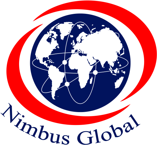 Nimbus Global - World Map Circle (530x491), Png Download
