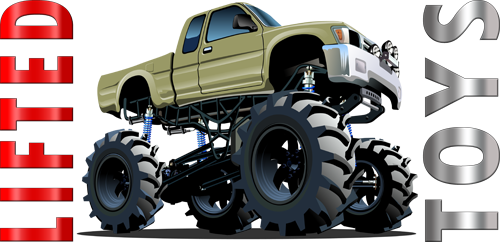 My Cart $0 - Vector Monster Truck Png (500x242), Png Download