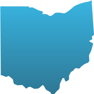 People From Cleveland, Cincinnati And Columbus All - State Of Ohio Silhouette Svg (350x350), Png Download