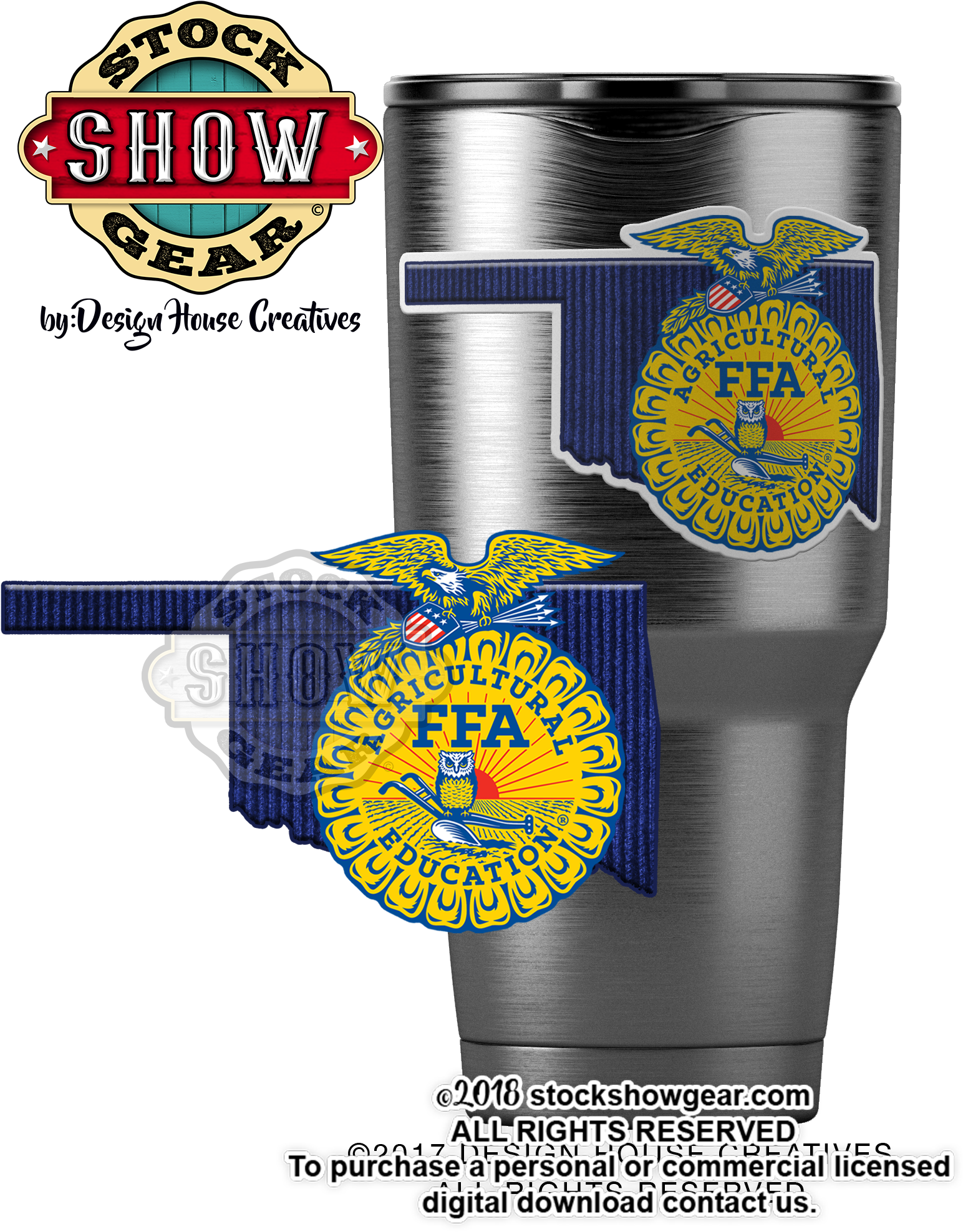 Ohio State Shape Ffa Sticker - Ffa (2025x2025), Png Download