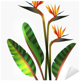 Bird Of Paradise Flower And Stem Sticker • Pixers® - Bird Of Paradise Flower (400x400), Png Download