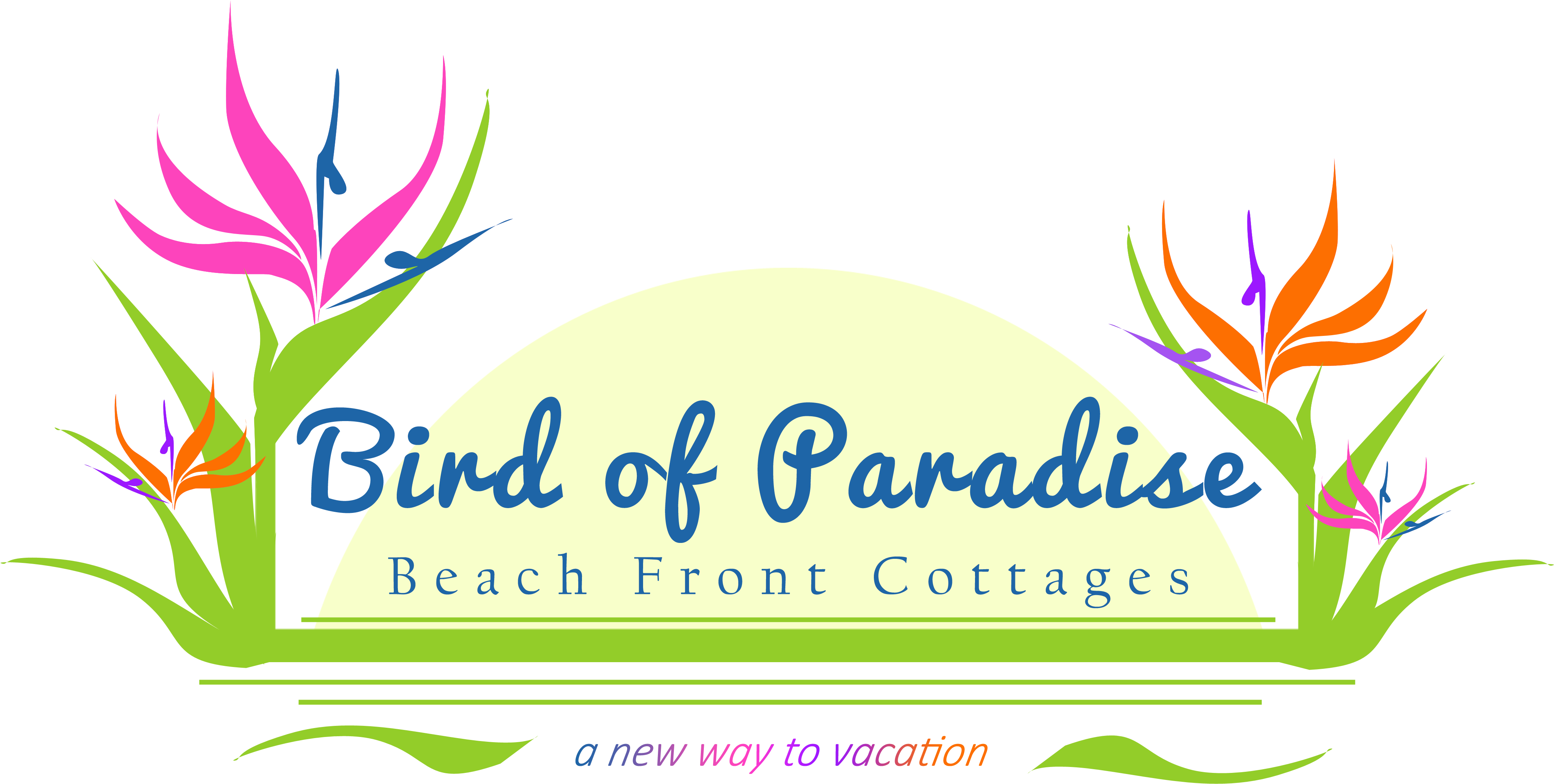 Bird Of Paradise Beachfront Cottages (4494x2685), Png Download
