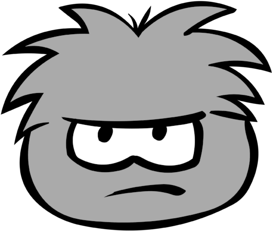 Puffle Negro Fdp - Club Penguin Puffle Cafe (560x480), Png Download