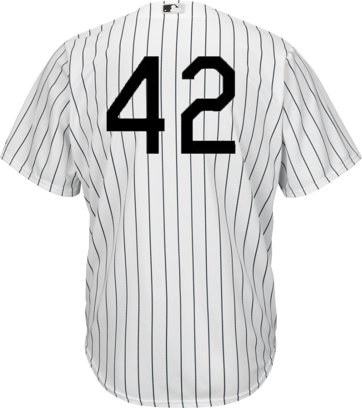 Jackie Robinson Day 42 Youth Jersey - Chicago White Sox (709x800), Png Download