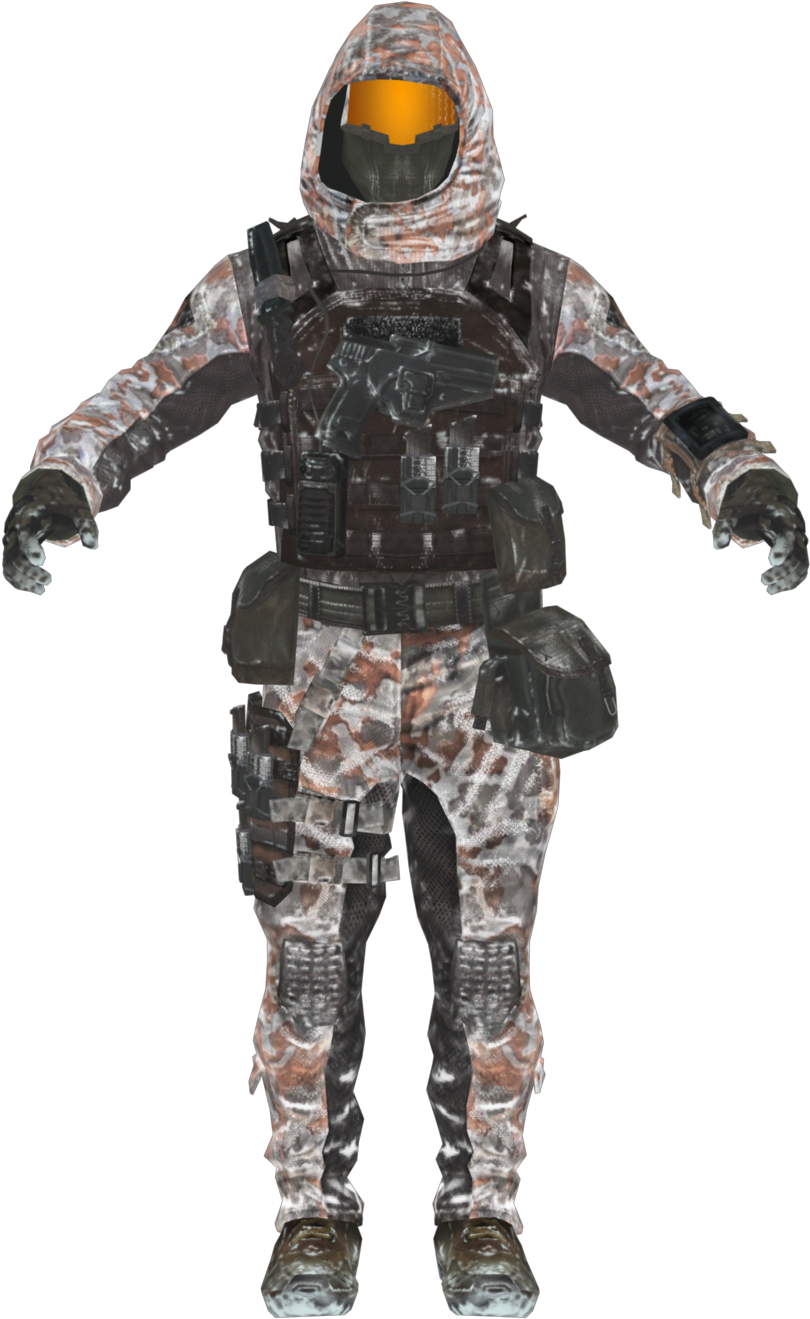 Mercs Sniper Snow Model Boii - Black Ops 2 Smg Mercs (850x1348), Png Download