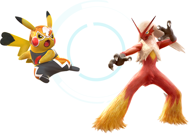 Aim For The Top In Ferrum League Mode In Pokkén Tournament's - Blaziken Pokken Tournament (767x539), Png Download