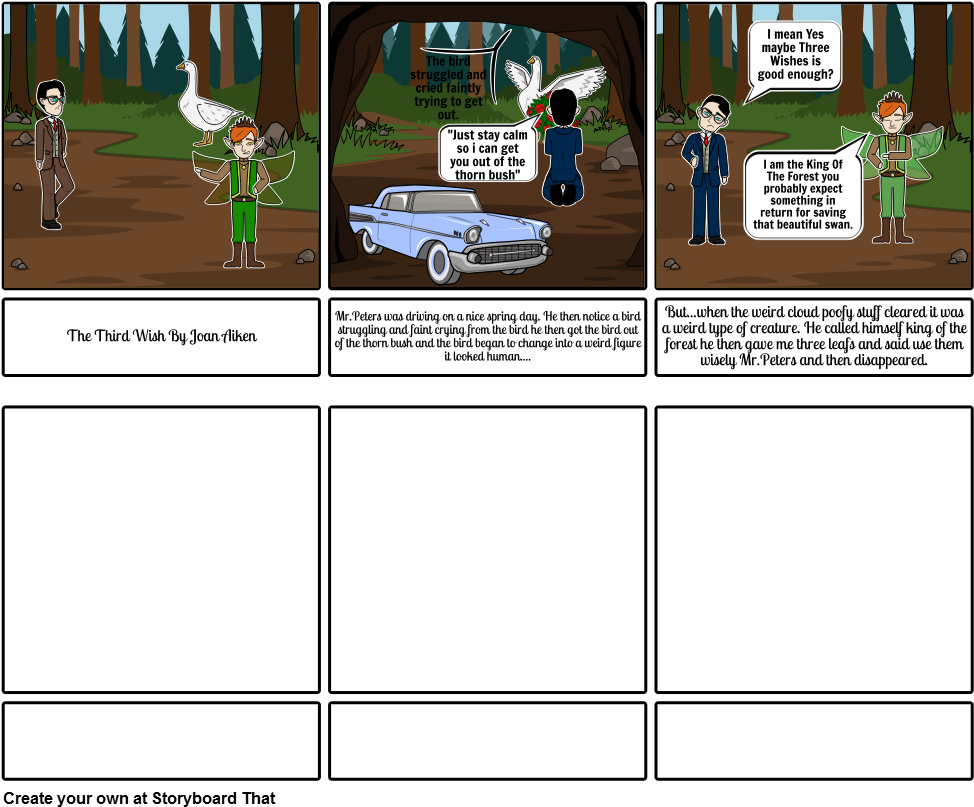 The Third Wish - Storyboard (989x823), Png Download