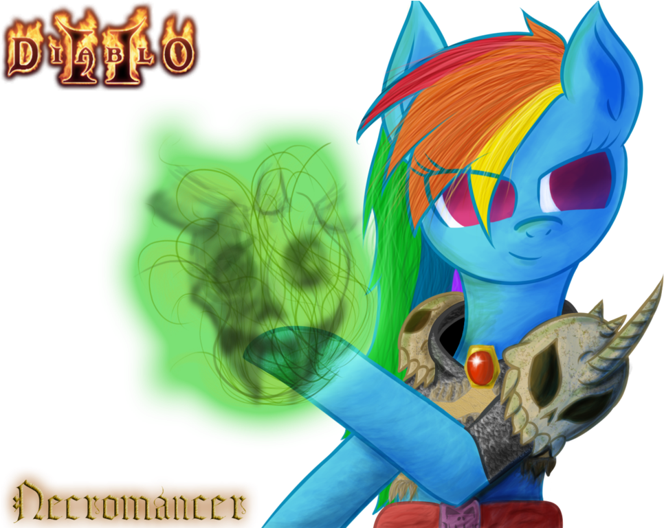 Mr4500k, Crossover, Diablo, Diablo 2, Necromancer, - Digital Art (1024x768), Png Download