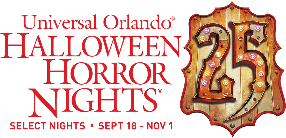 Halloween Horror Nights 25 Logo Universal Orlando Florida - Halloween Horror Nights 26 Logo (938x491), Png Download