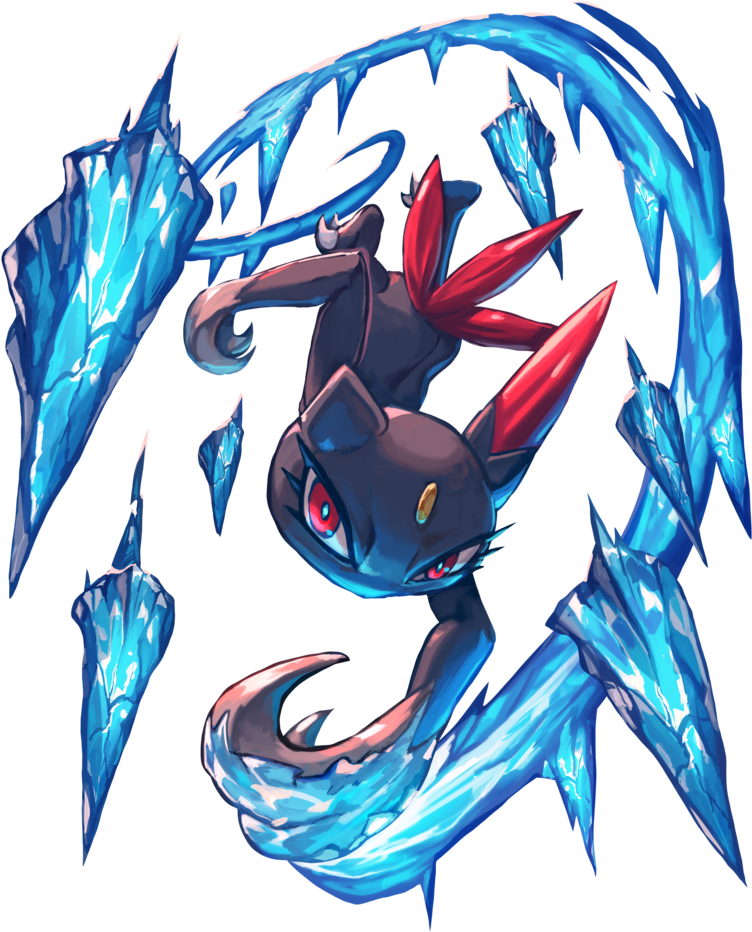 Sneasel Used Icicle Crash By Sa-dui - Tatuaje Sneasel (800x981), Png Download
