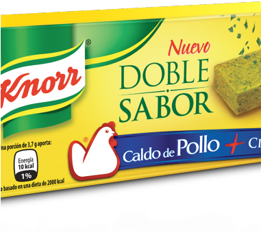 Cubos Doble Sabor Caldo De Pollo - Knorr Bouillon Cubes, Shrimp 3.1 Oz 8 Pack By Knorr (380x380), Png Download